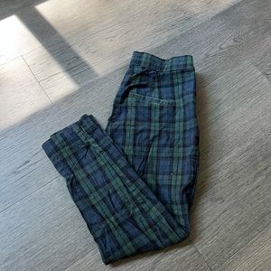 Hollister Green plaid pants!